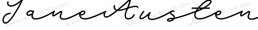 JaneAusten 常规字体转换